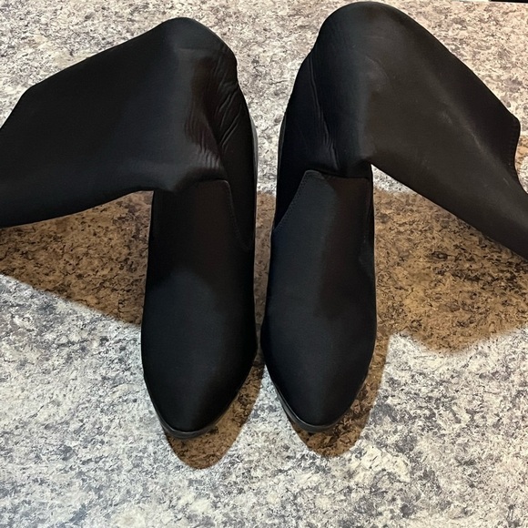 Anne Klein sport black heeled boots - Picture 6 of 9